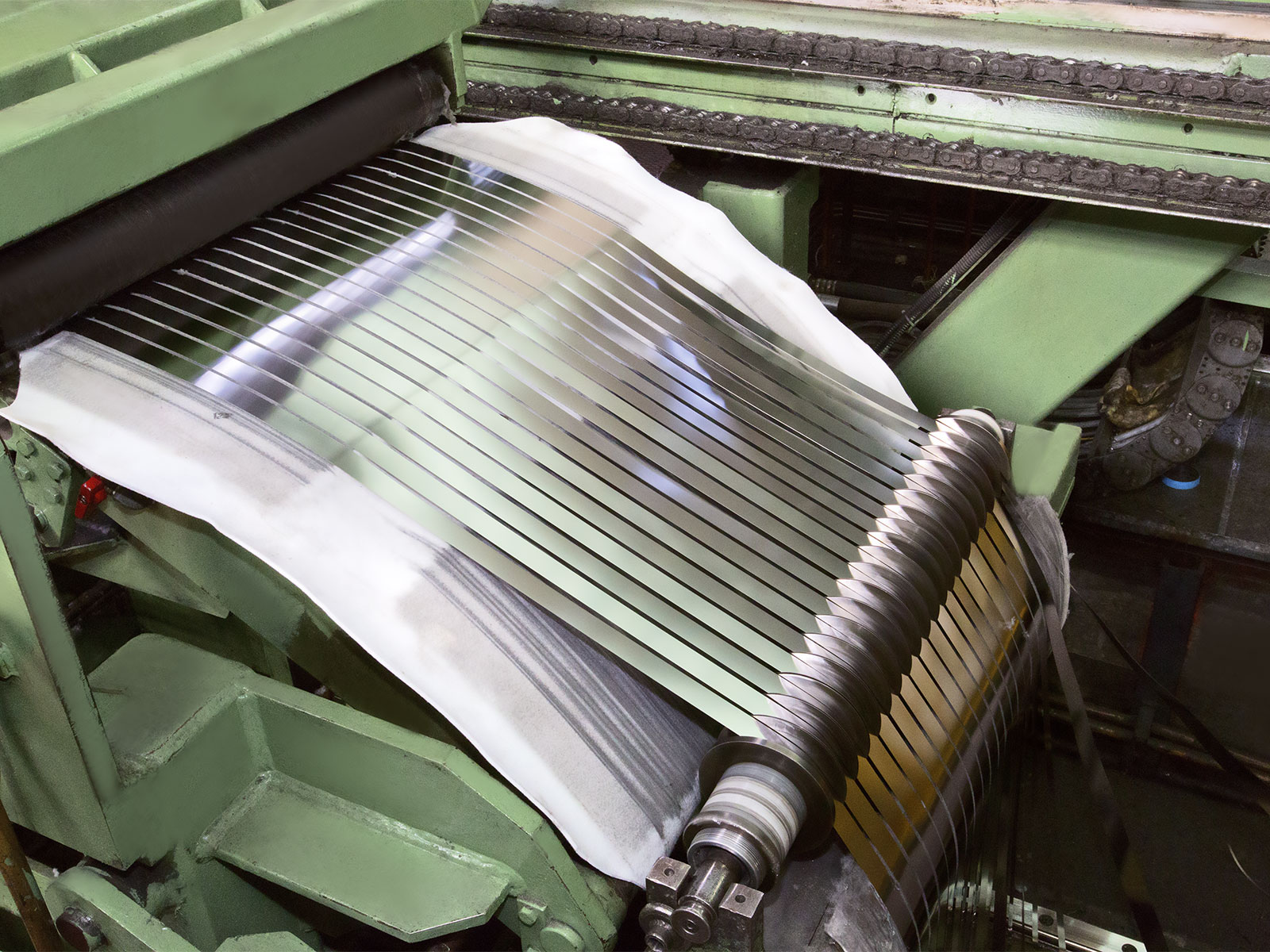 Particolare di un taglio di precisione - Arinox